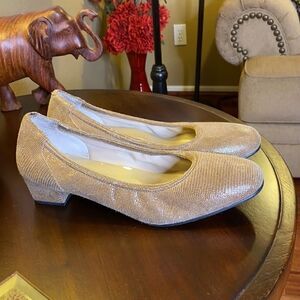𝅺David Tate Beautiful Snakeskin-look Leather Heels, 10M